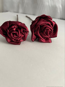 Burgundy flower 12 inch stems 1” diameter, wedding flower centerpiece, reception table decorations, this is for 1 stem